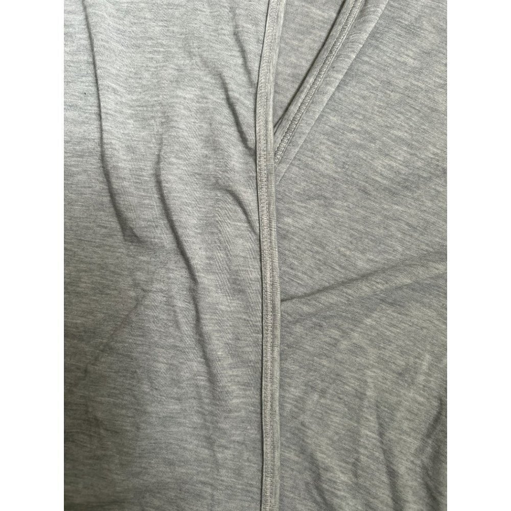 Athleta Tank Overlapping Back Gray Lightweight - image 3